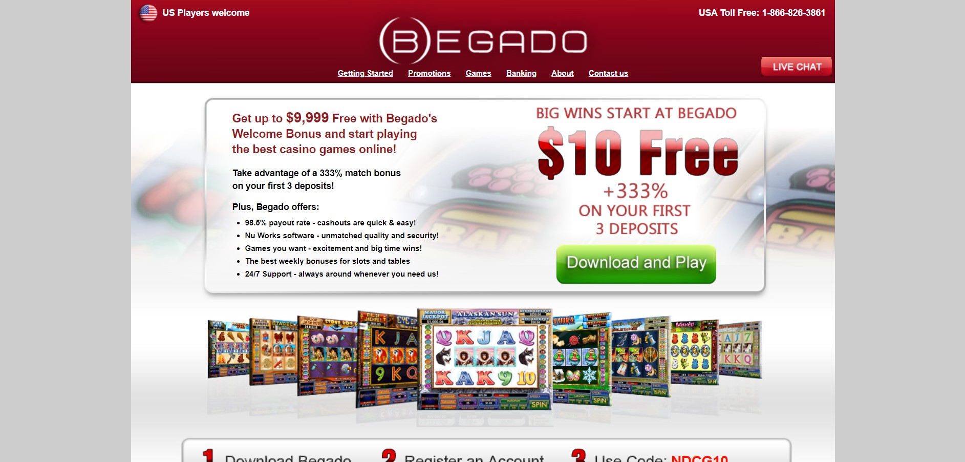Begado online casino review