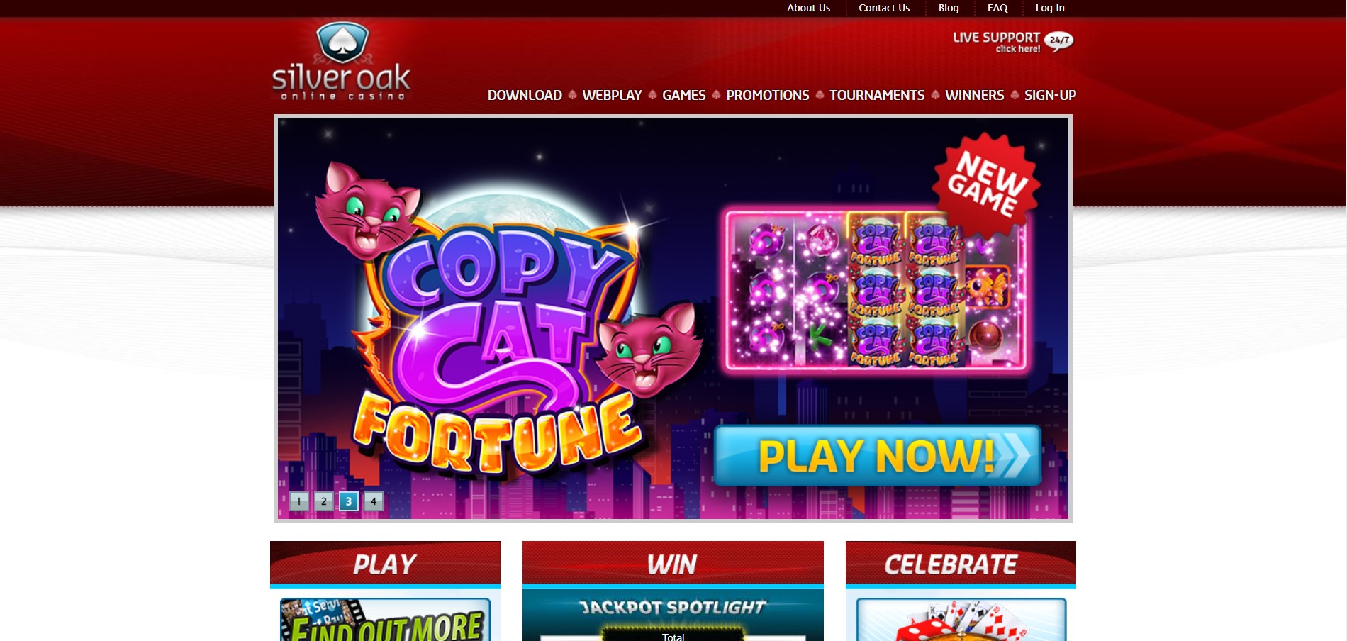 Silver Oak online casino review