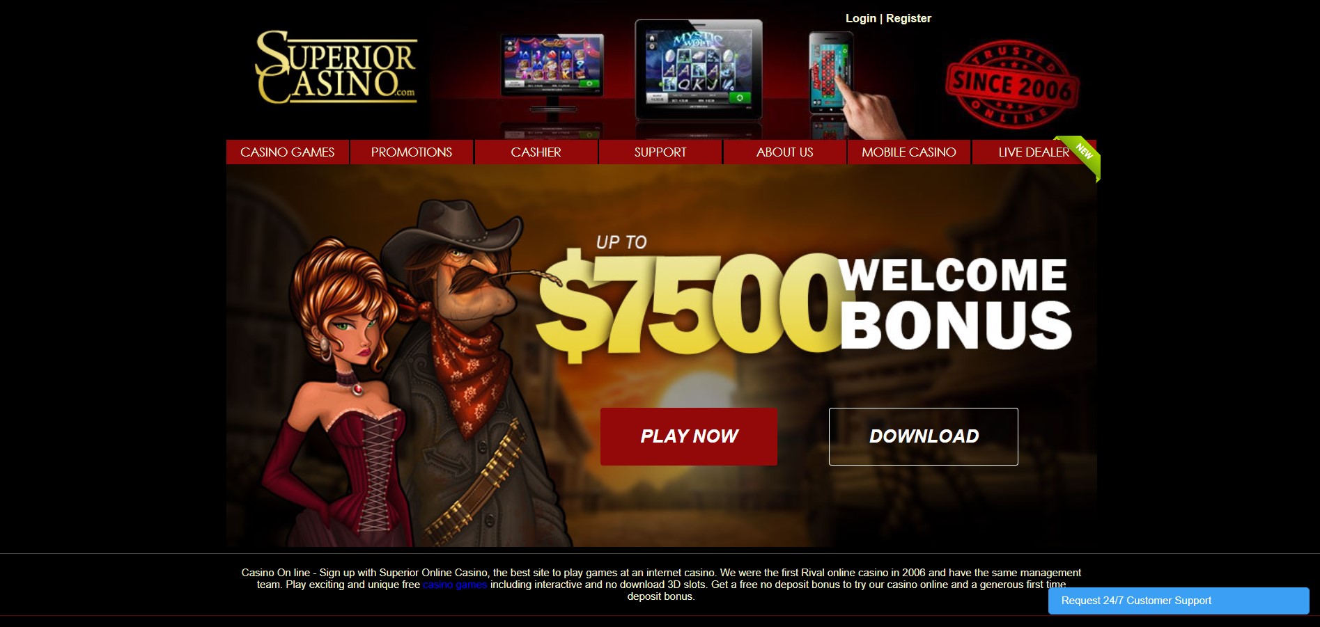 Superior online casino review