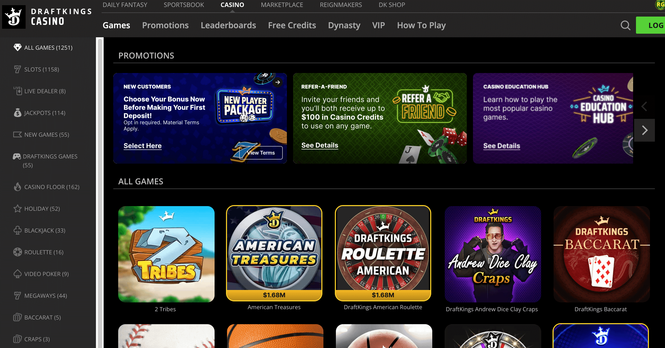 DraftKings online casino review