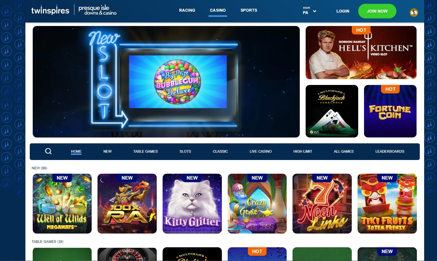 Twinspires online casino review